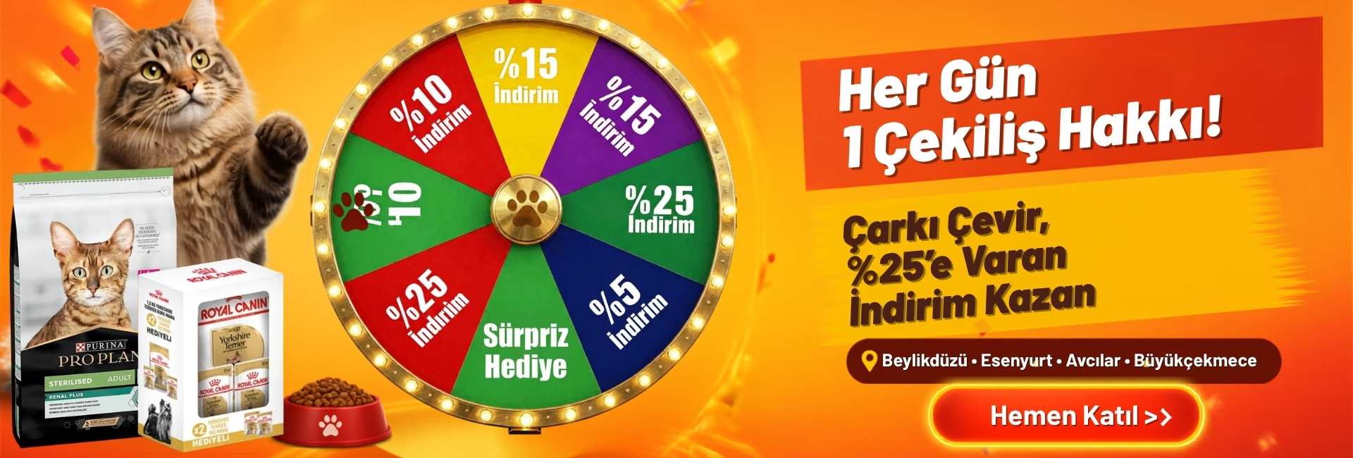Çarkı Çevir İndirimi Kap