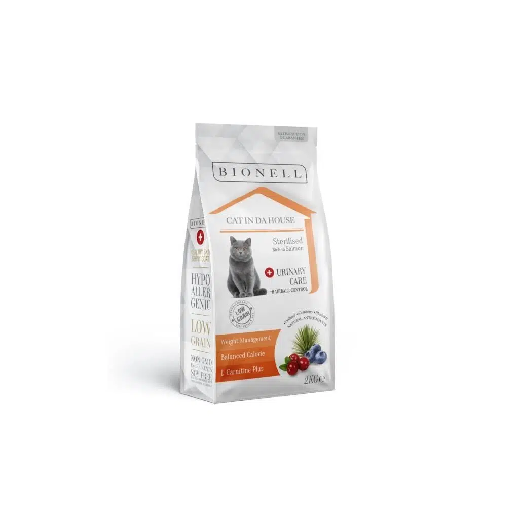 Bionell Kısırlaştırılmış Somonlu Kedi Maması 2 kg