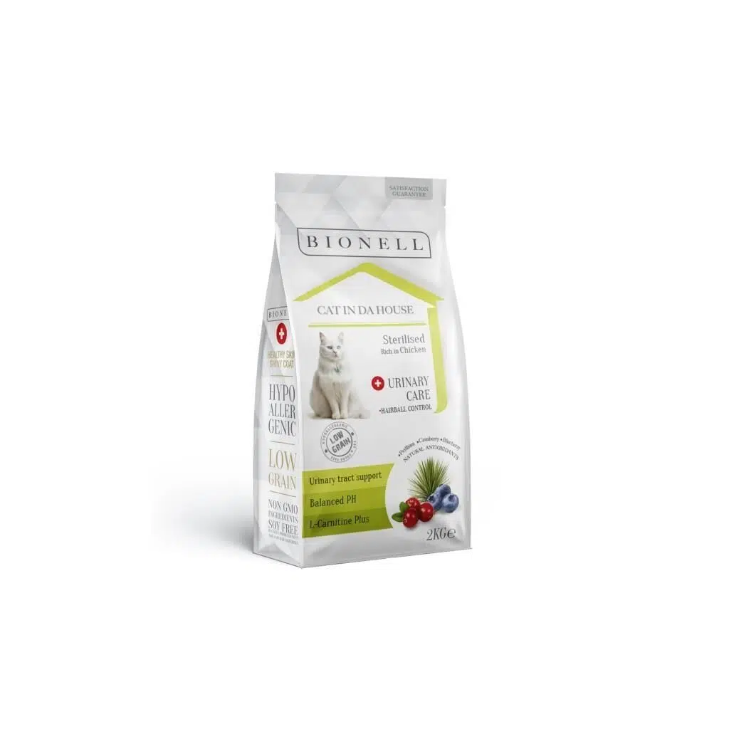 Bionell Kısırlaştırılmış Tavuk Etli Kedi Maması 2 kg