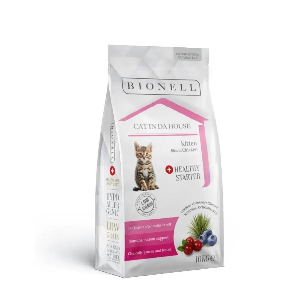 Bionell Kitten Tavuk Etli Yavru Kedi Maması 10 kg