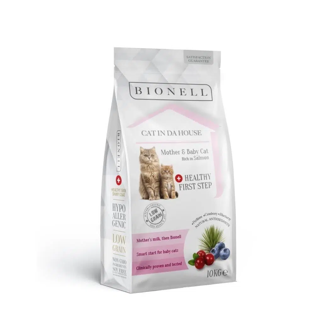 Bionell Mother And Babycat Somonlu Anne ve Yavru Kedi Maması 10 kg