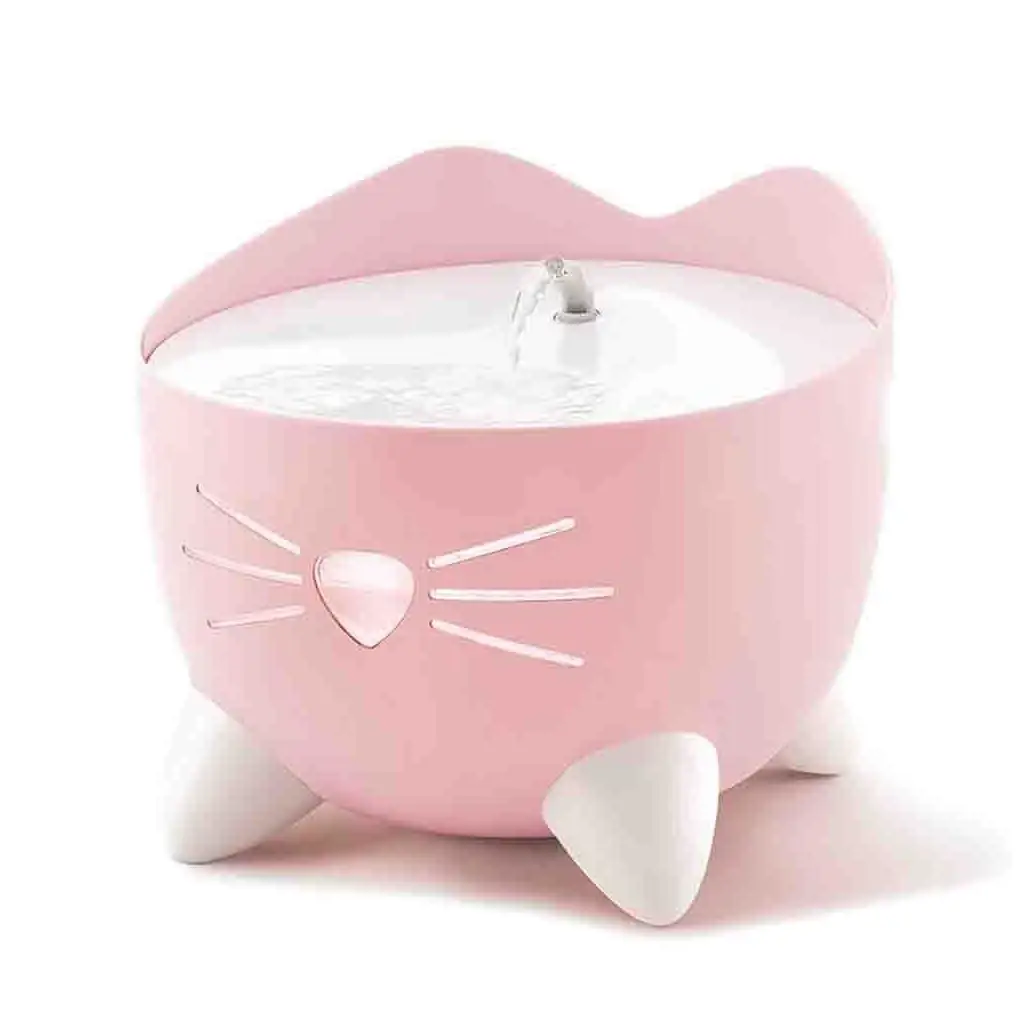 Catit Pixi Fountain Kediler İçin Otomatik Su Kabı 2000ml (Pembe)
