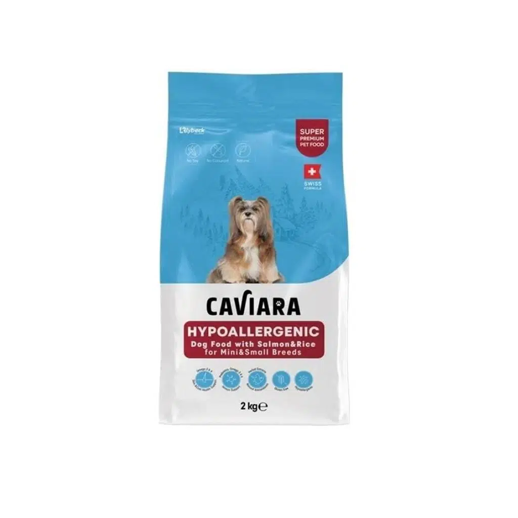 Caviara Hypoallergenic Somonlu Küçük Irk Köpek Maması 2 Kg