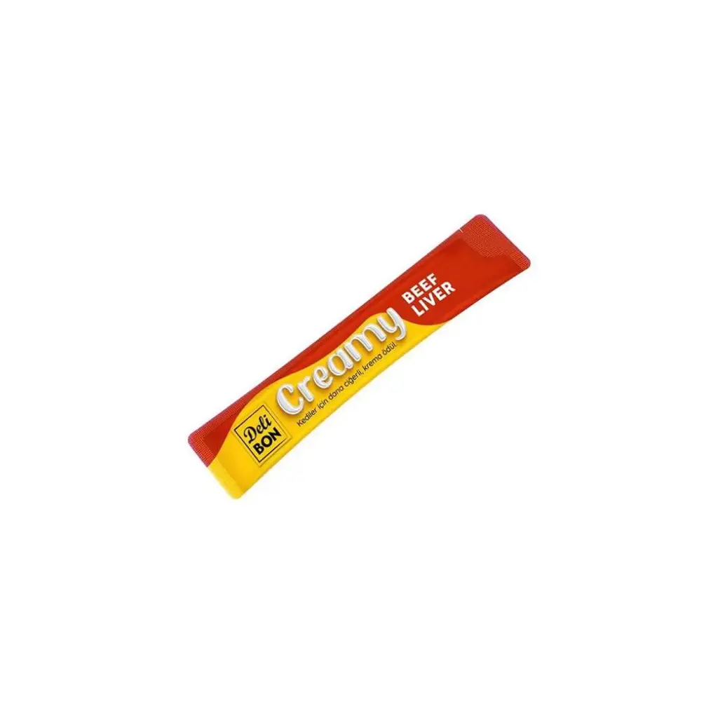 Delibon Creamy Dana Ciğerli Sıvı Kedi Ödül Maması 15gr
