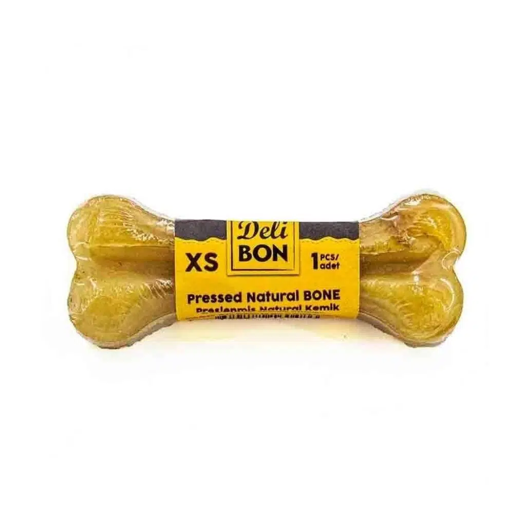 Delibon Deri Pres Kemik 7Cm Xs Boy Vakumlu Naturel