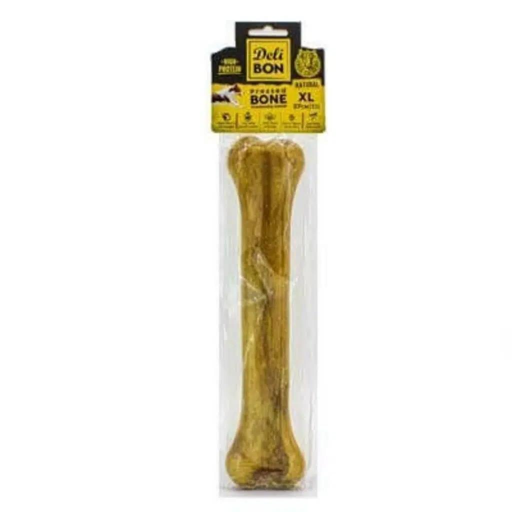 DeliBon Deri Press Köpek Kemik 27Cm M Boy Naturel
