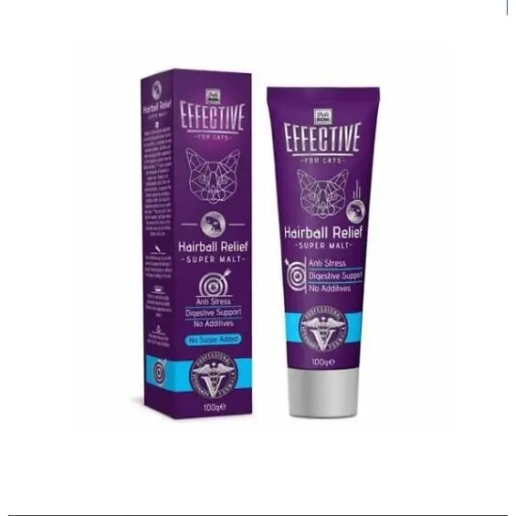 Delibon Effective Hairball Relief Super Kedi Tüy Yumak Engelleyici Malt 100 Gr