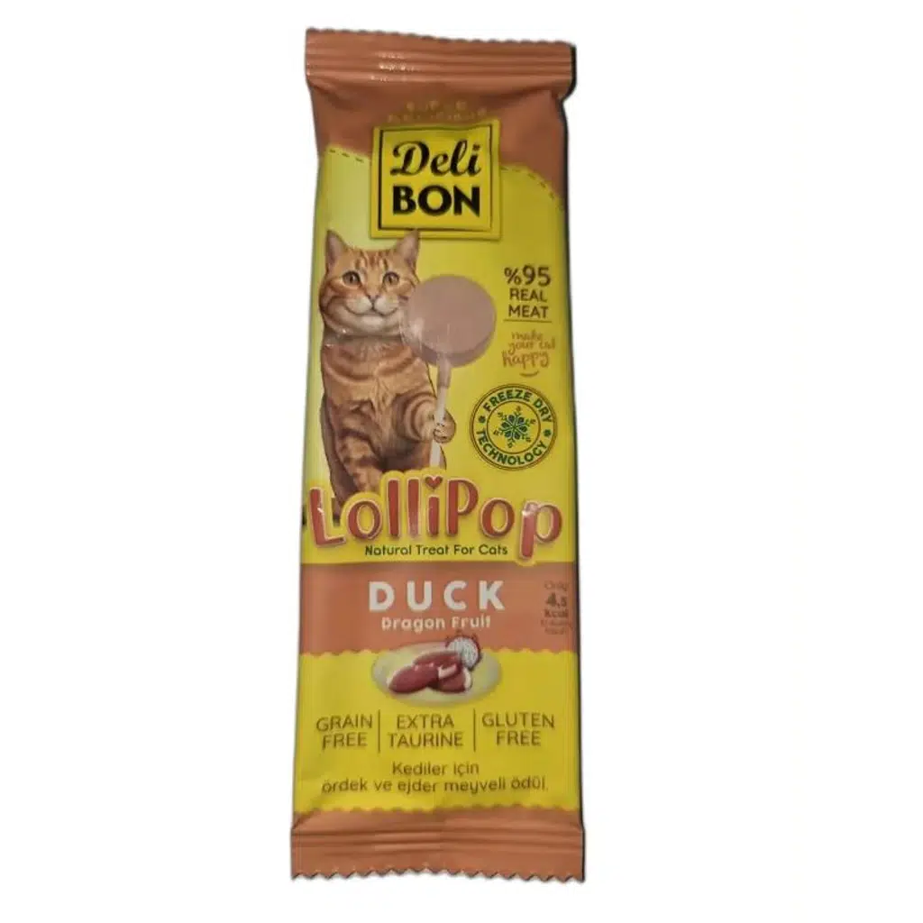 Delibon Ördek Etli Lolipop Kedi Ödül Maması 1,4 Gr