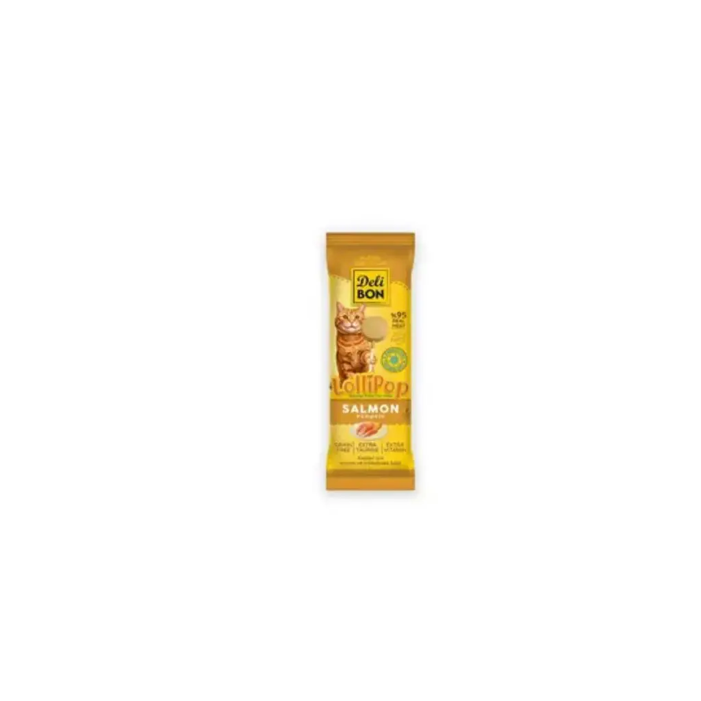 Delibon Somonlu Kedi Ödül Lolipopu 1,4 Gr