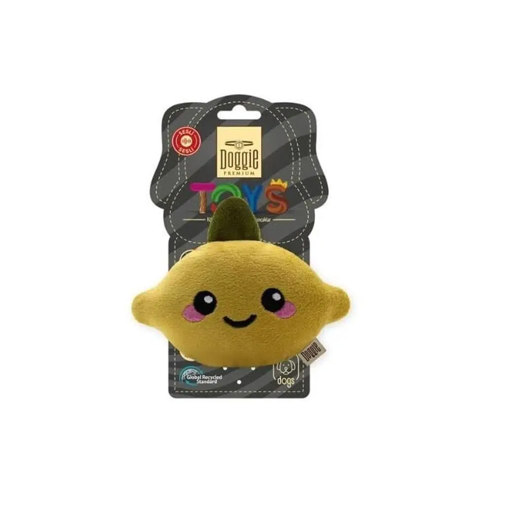 Doggie Köpek Oyuncağı Peluş Limon 11Cm