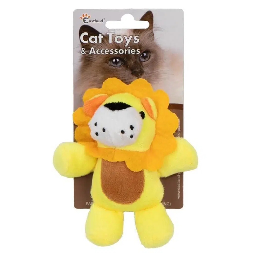 Eastland Kedi Otlu Peluş Aslan Kedi Oyuncağı 12 Cm