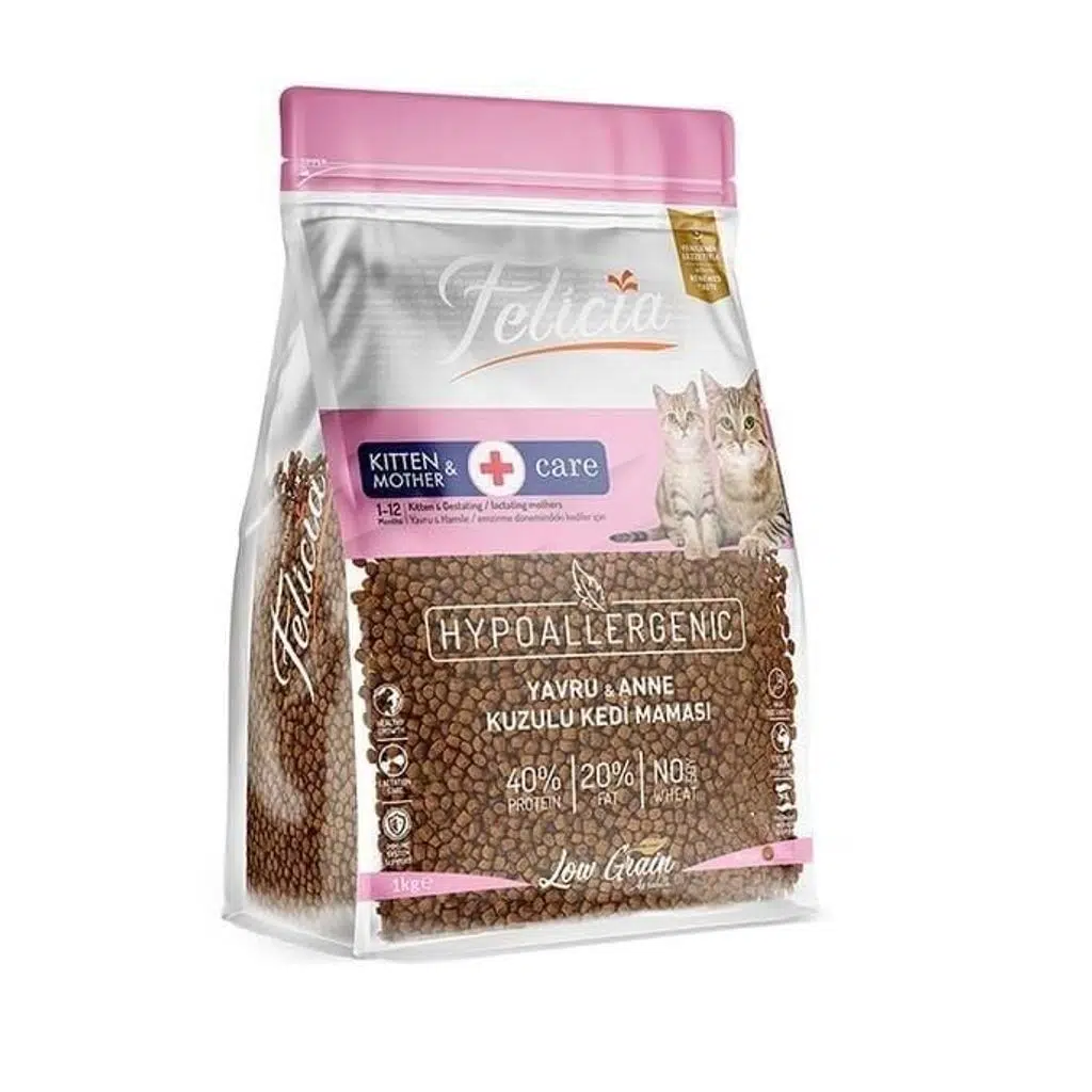 Felicia Az Tahıllı Kuzulu Yavru Kedi Maması 1 Kg