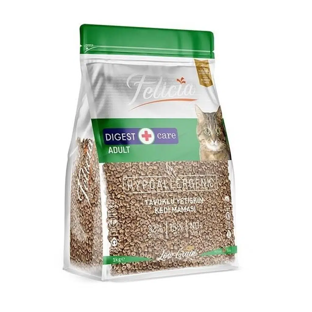Felicia Az Tahıllı Yetişkin Tavuklu Kedi Maması 1 Kg