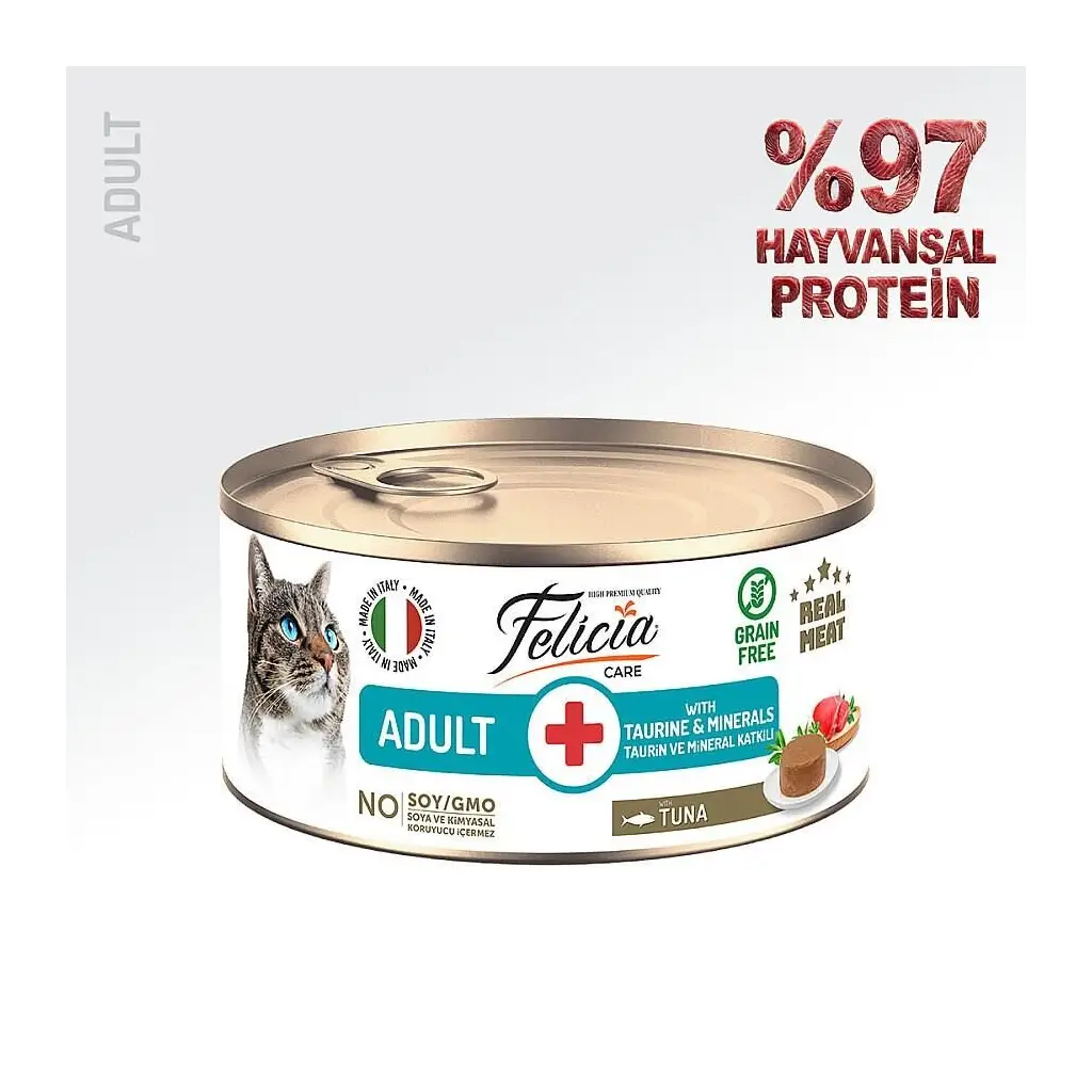Felicia Ton Balıklı Ezme Yetişkin Kedi Konservesi 85 GR