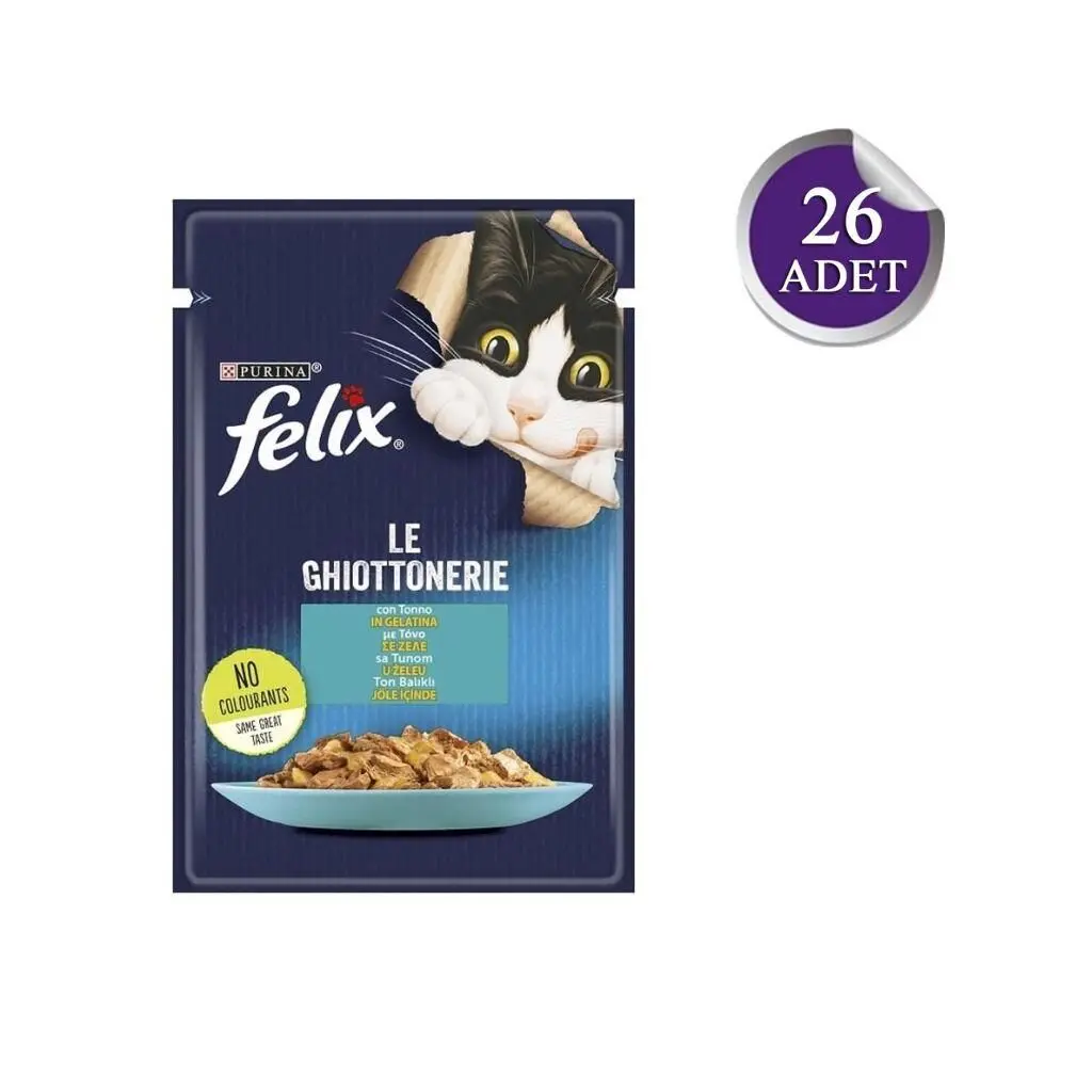 Felix Ton Balıklı Kedi Yaş Maması 85 Gr 26'lı Paket