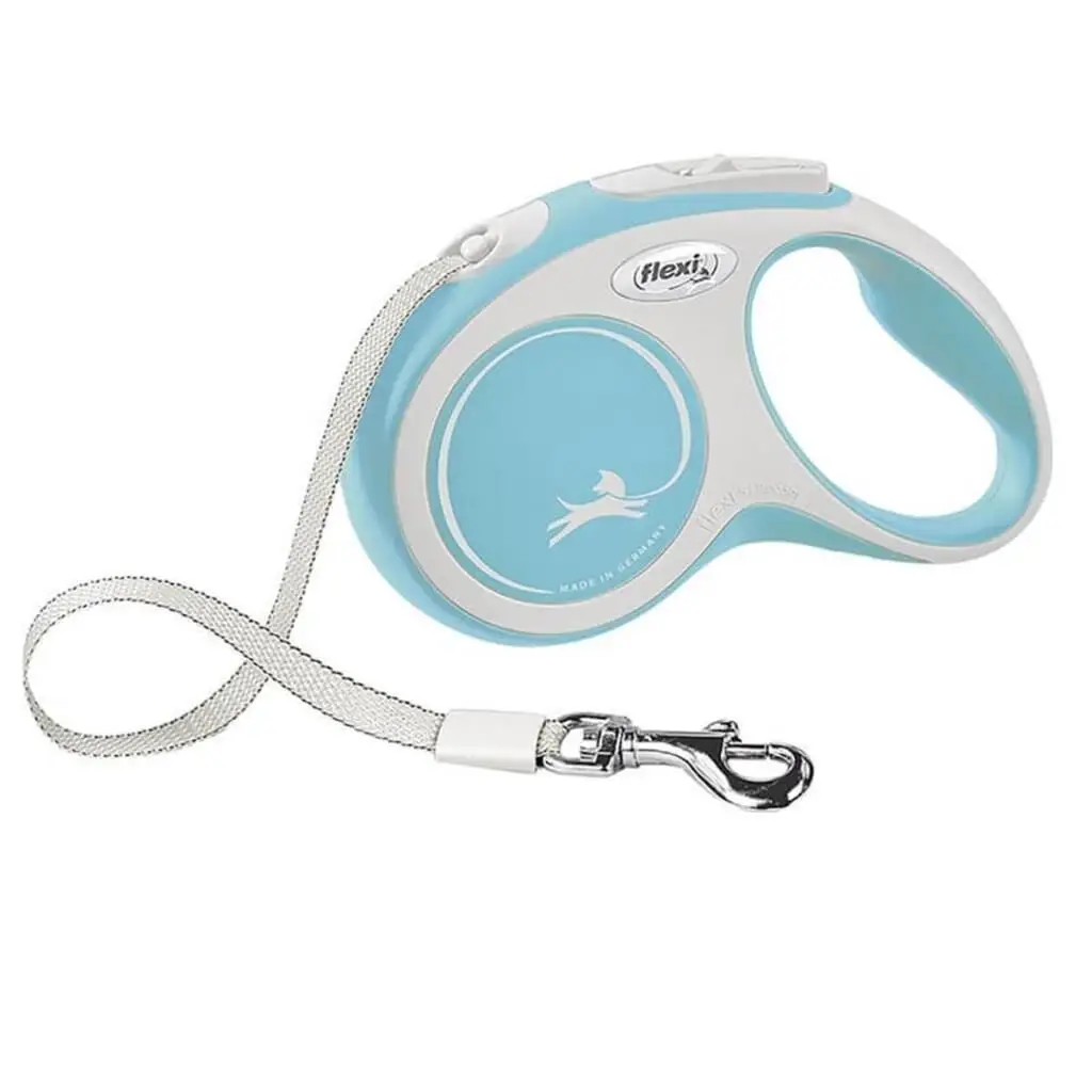 Flexi New Comfort Otomatik Şerit Köpek Gezdirme Kayışı 5m Small Açık Mavi