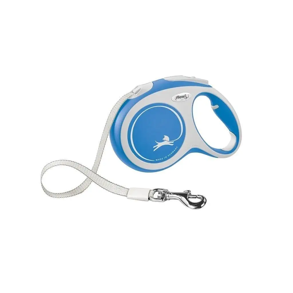 Flexi New Comfort Otomatik Şerit Köpek Gezdirme Kayışı 5m Small Mavi