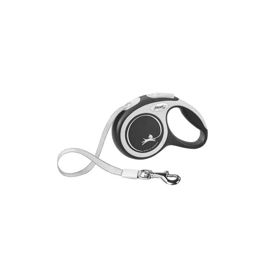 Flexi New Comfort Otomatik Şerit Köpek Gezdirme Kayışı 5m Small Siyah