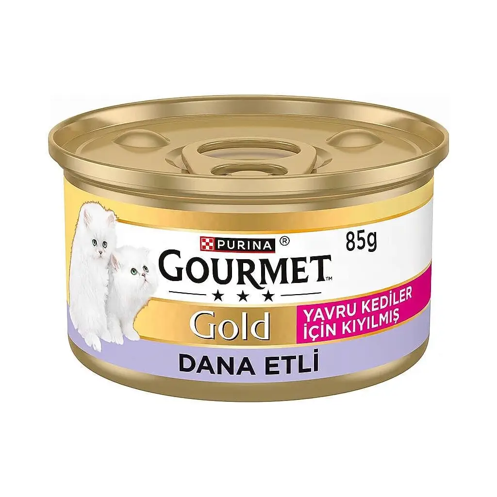 Gourmet Gold Dana Etli Yavru Kedi Konservesi 85 gr