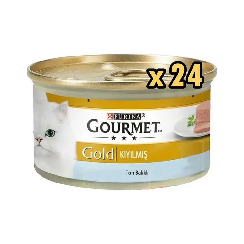 Gourmet Gold Ton Balıklı Kıyılmış Kedi Konservesi 85 Gr 24'lü Paket