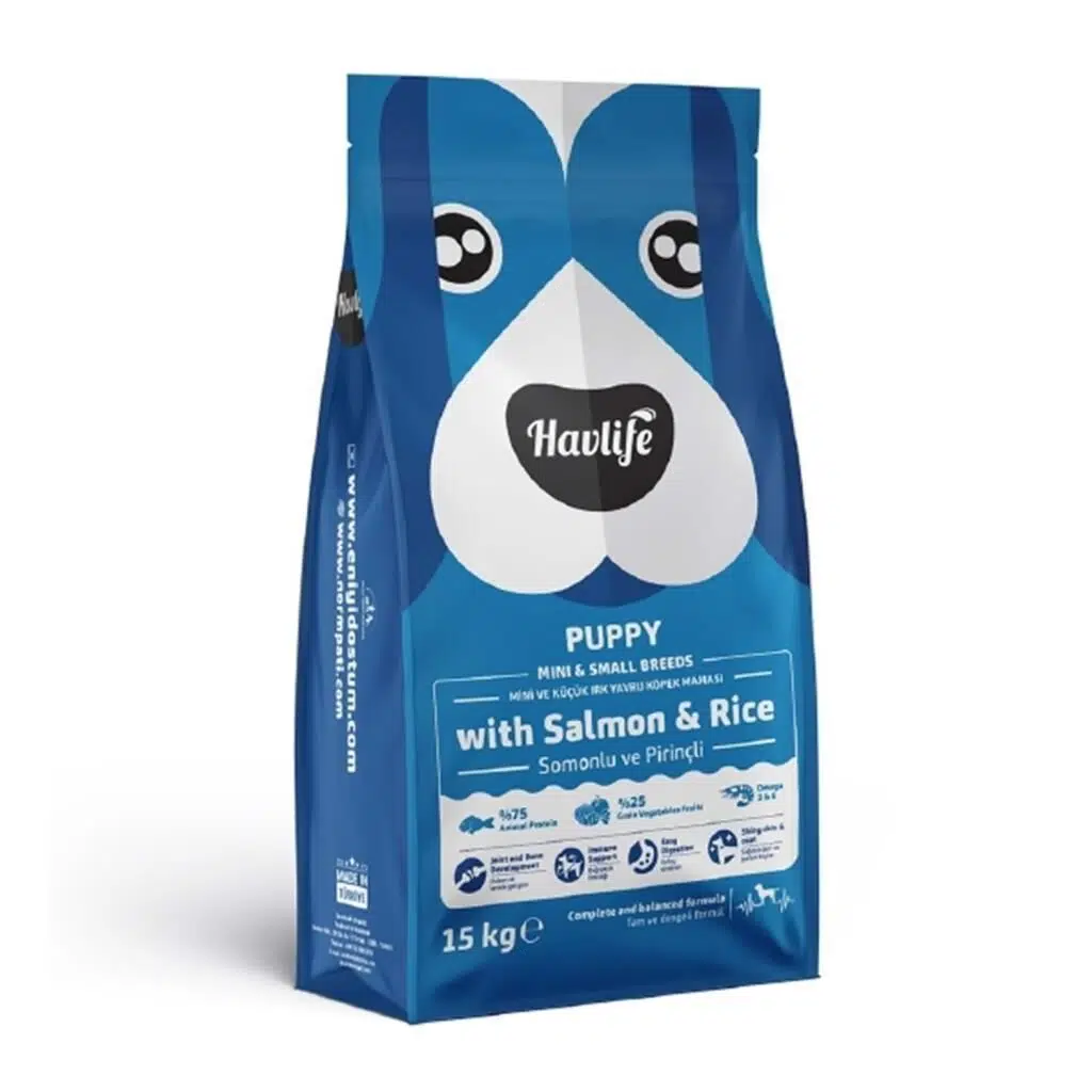 Havlife Küçük Irk Somonlu Yavru Köpek Maması 3 kg