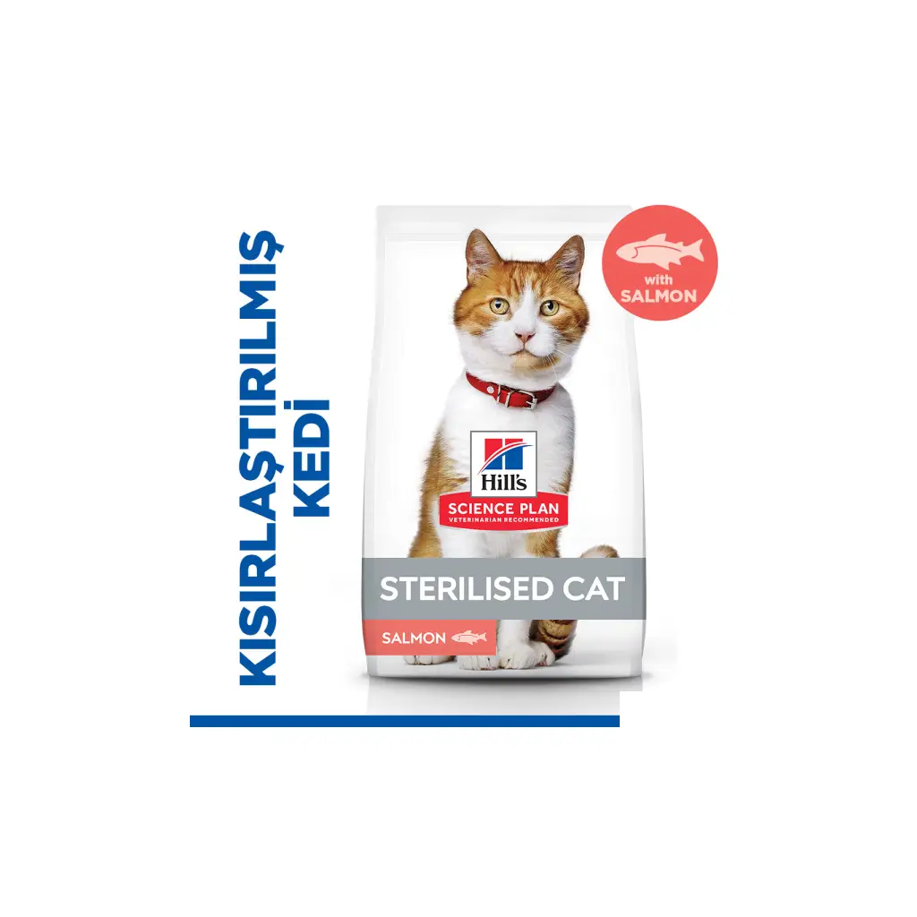 Hill's Somonlu Kısırlaştırılmış Kedi Maması 1 Kg (Açık)