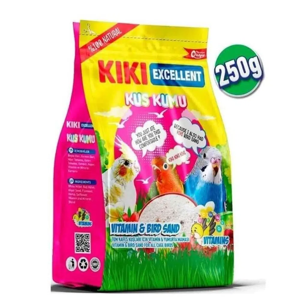 Kiki Excellent Kuş Kumu 250 gr