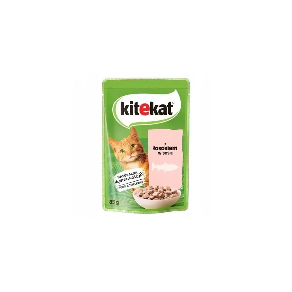 Kitekat Somon Etli Kedi Yaş Maması 85 Gr (Gravy)