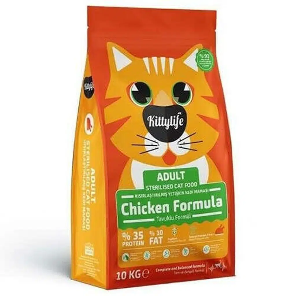 Kittylife Somonlu Kısırlaştırılmış Kedi Maması 10 Kg