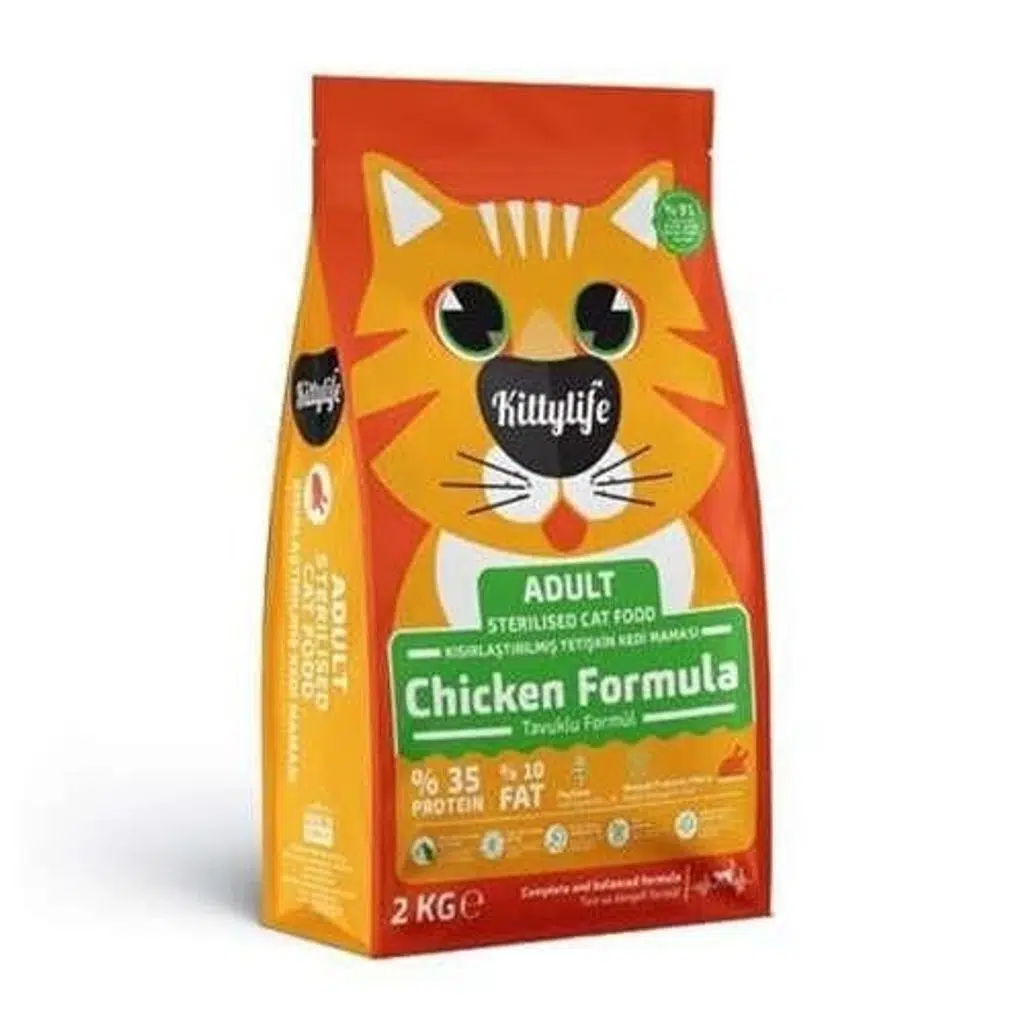 Kittylife Somonlu Kısırlaştırılmış Kedi Maması 2 Kg