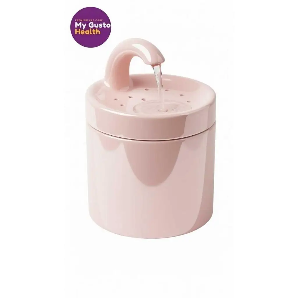 My Gusto Health Kediler İçin Seramik Su Pembe