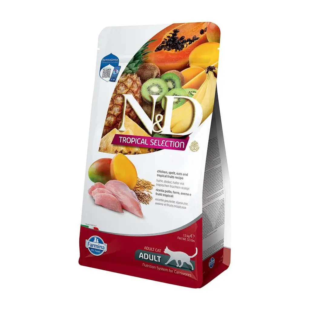 ND Tropical Selection Tavuklu Yetişkin Kedi Maması 1,5Kg