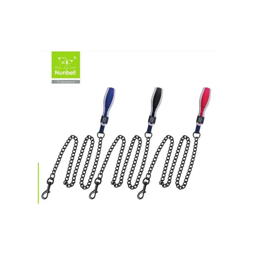 Nunbell Yumuşak Tutmalı Zincir Köpek Gezdirme Tasması 2,5 Mm - 120 Cm