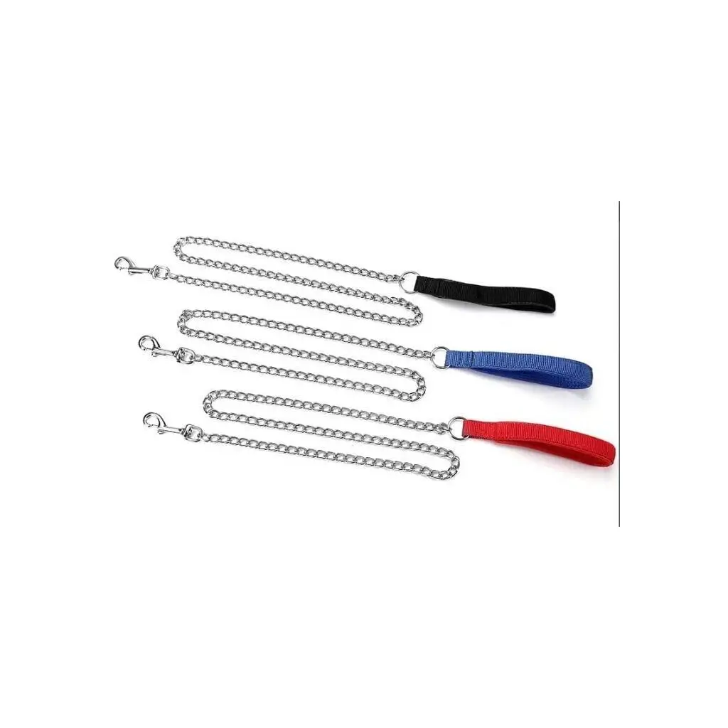 Nunbell Yumuşak Tutmalı Zincir Köpek Gezdirme Tasması 3,5 Mm - 120 Cm