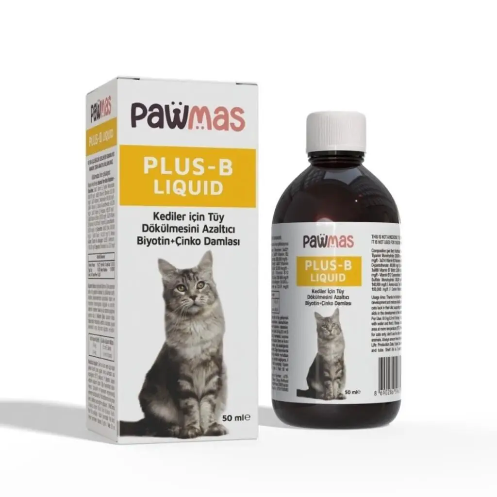 Pawmas Kedi Biyotin Çinko Damlası 50 ml