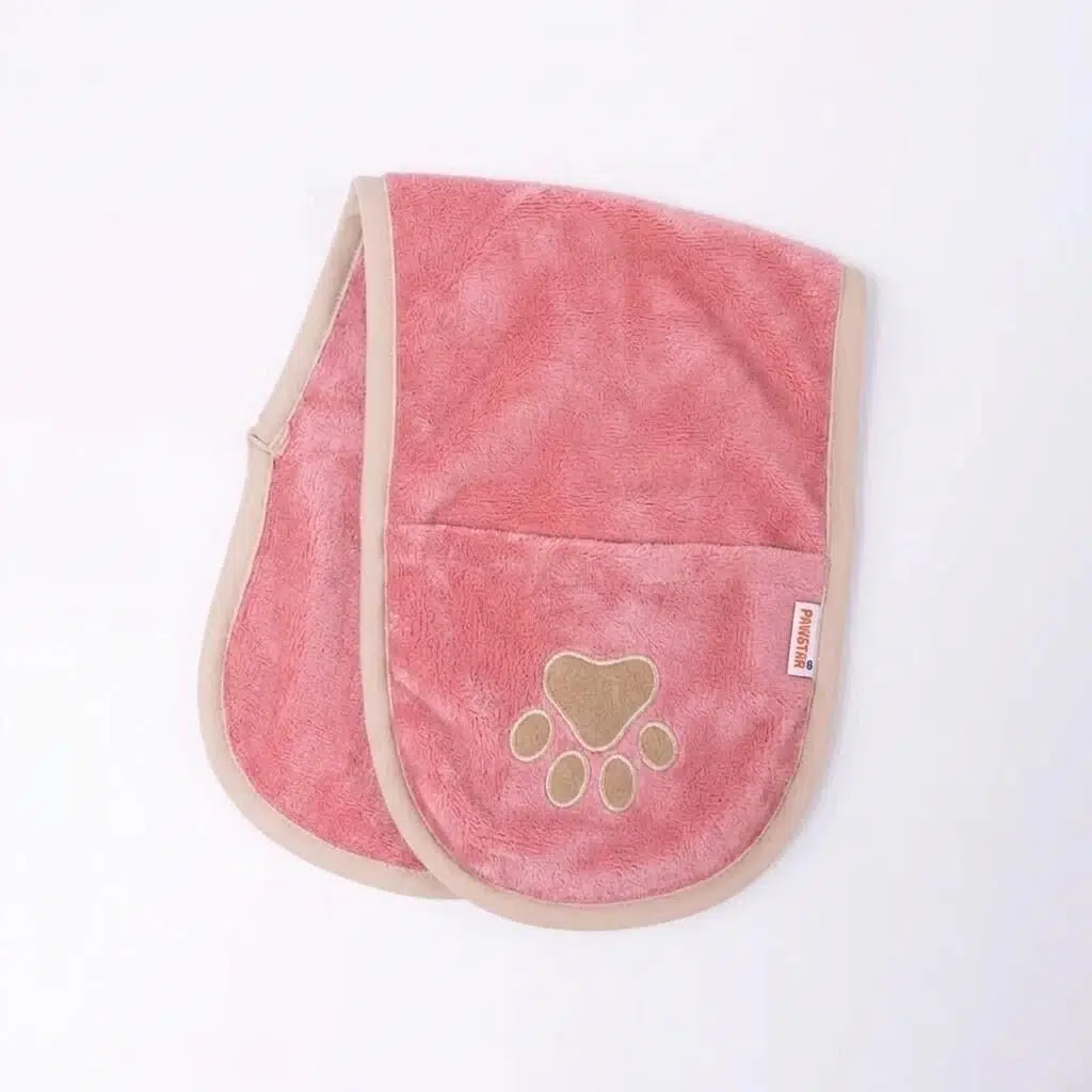 Pawstar Evcil Hayvan Kurulama Havlusu Pembe