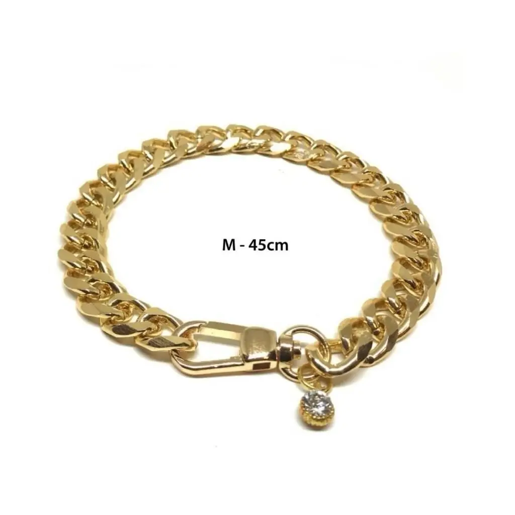Petbucks Köpek Kolyesi Medium 45 Cm (Gold)