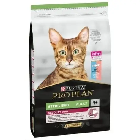 Pro Plan Kısırlaştırılmış Morina ve Okyanus Balıklı Yetişkin Kuru Kedi Maması 10 KG