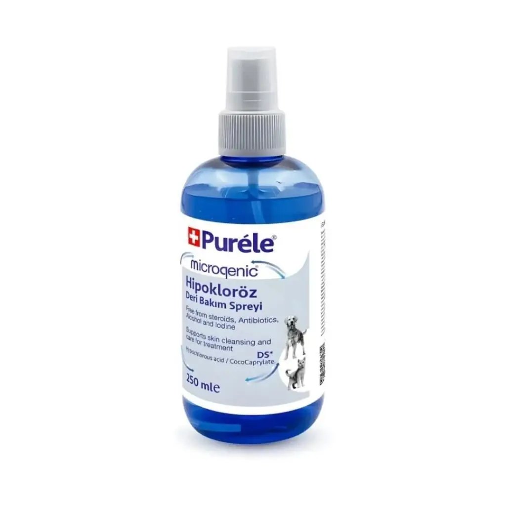 Purele Hipokloröz Kedi Ve Köpekler İçin Deri Bakım Spreyi 250 ML