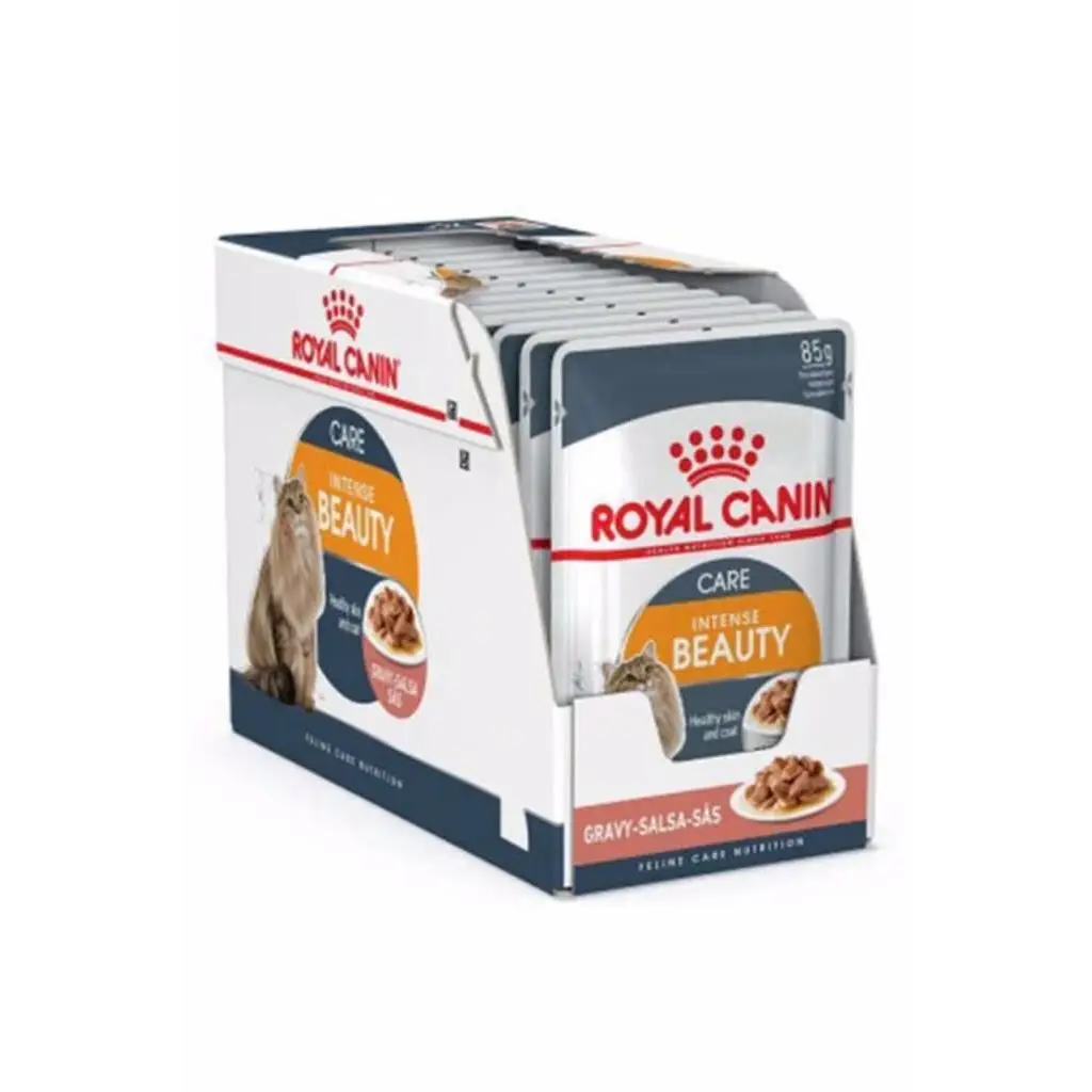 Royal Canin Intense Beauty Gravy Yaş Kedi Maması 85 gr 12'li Paket