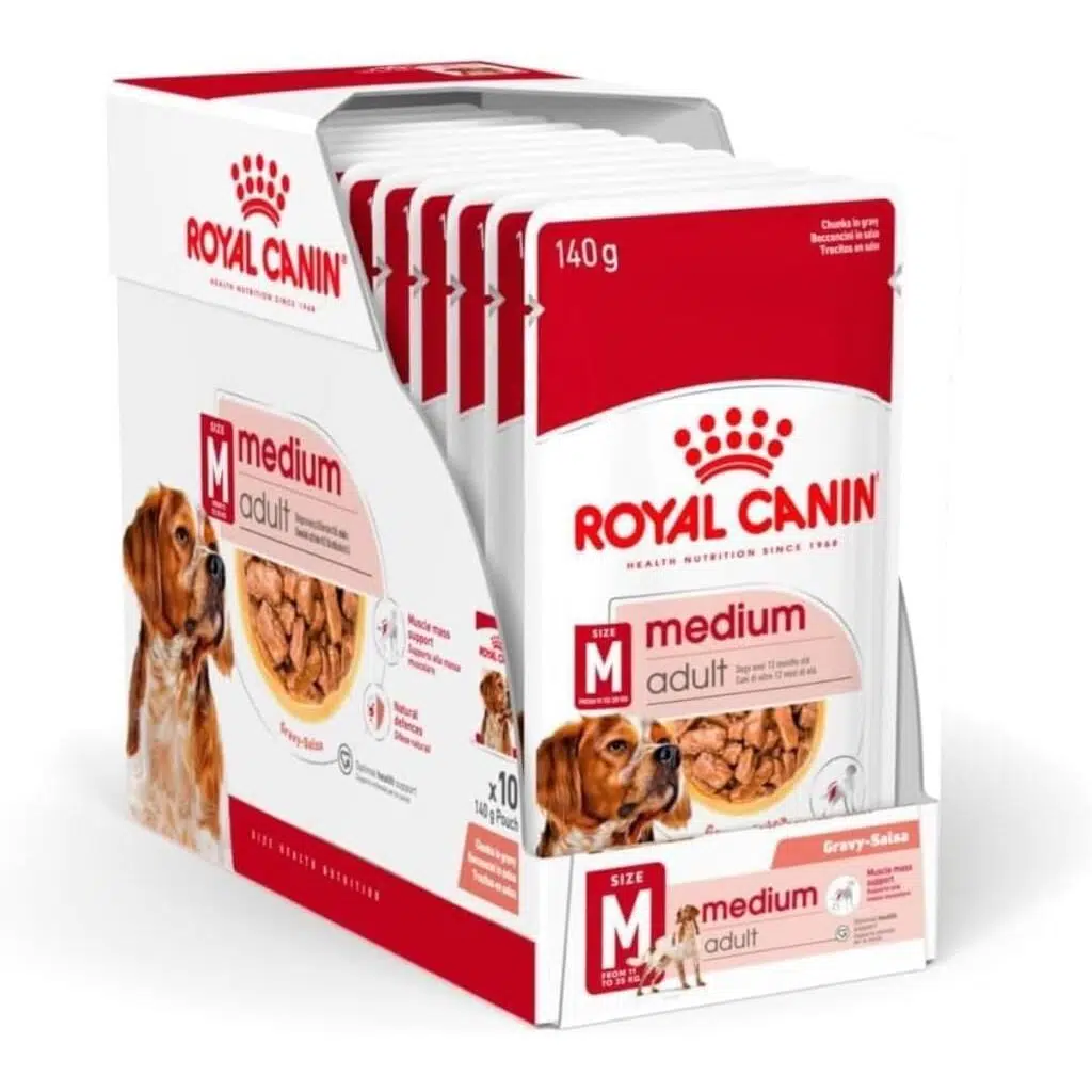 Royal Canin Medium Adult Köpek Yaş Maması 140g 10'lu Paket
