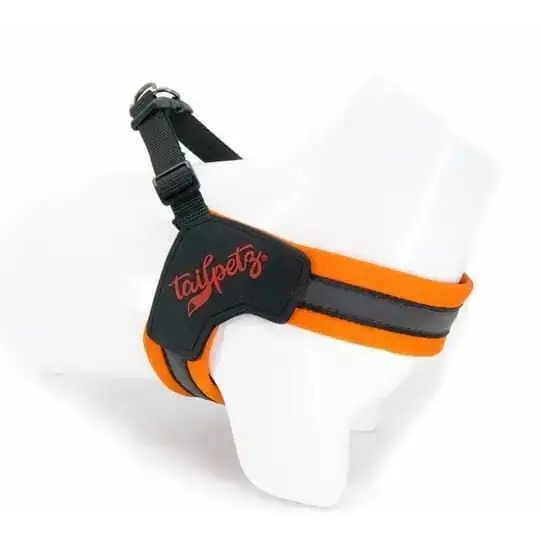 Tailpetz V-Tipi Köpek Göğüs Tasması (Neon Turuncu) 