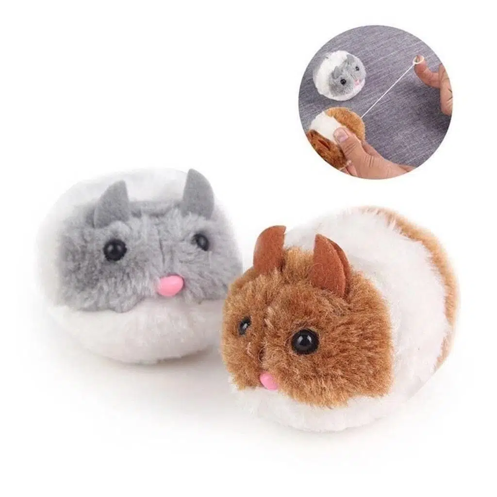 Titreyen Peluş Fare Kedi Oyuncağı