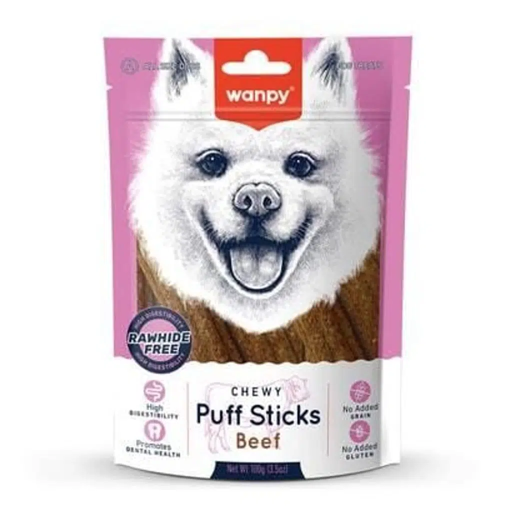 Wanpy Tahılsız Sığır Etli Köpek Çiğneme Ödülü 100 Gr