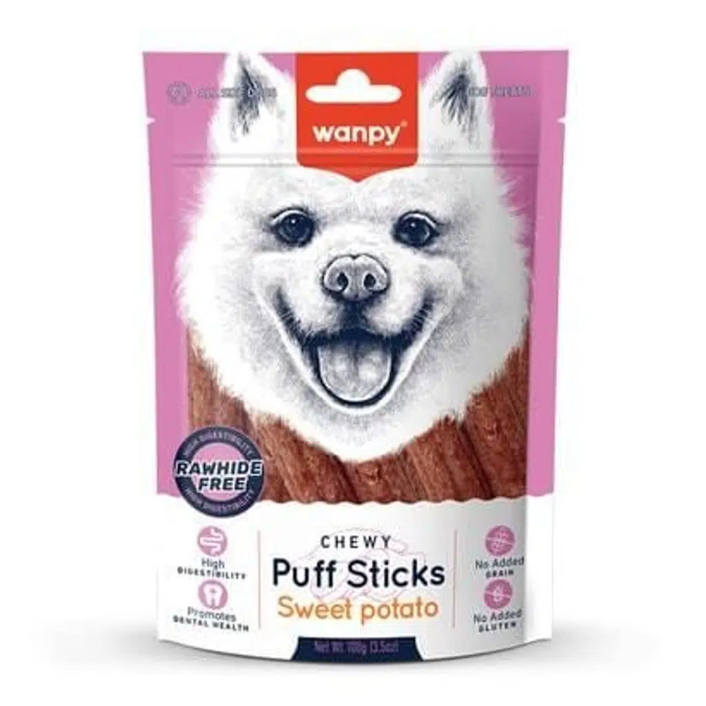 Wanpy Tahılsız Tatlı Patatesli Köpek Çiğneme Ödülü 100 GR